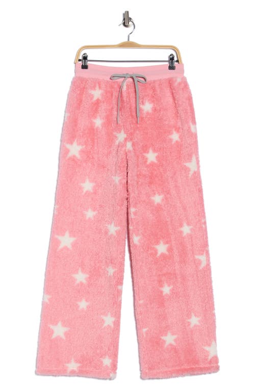 Honeydew Ice Breaker Fair Isle Faux Fur Pajama Pants In Pink