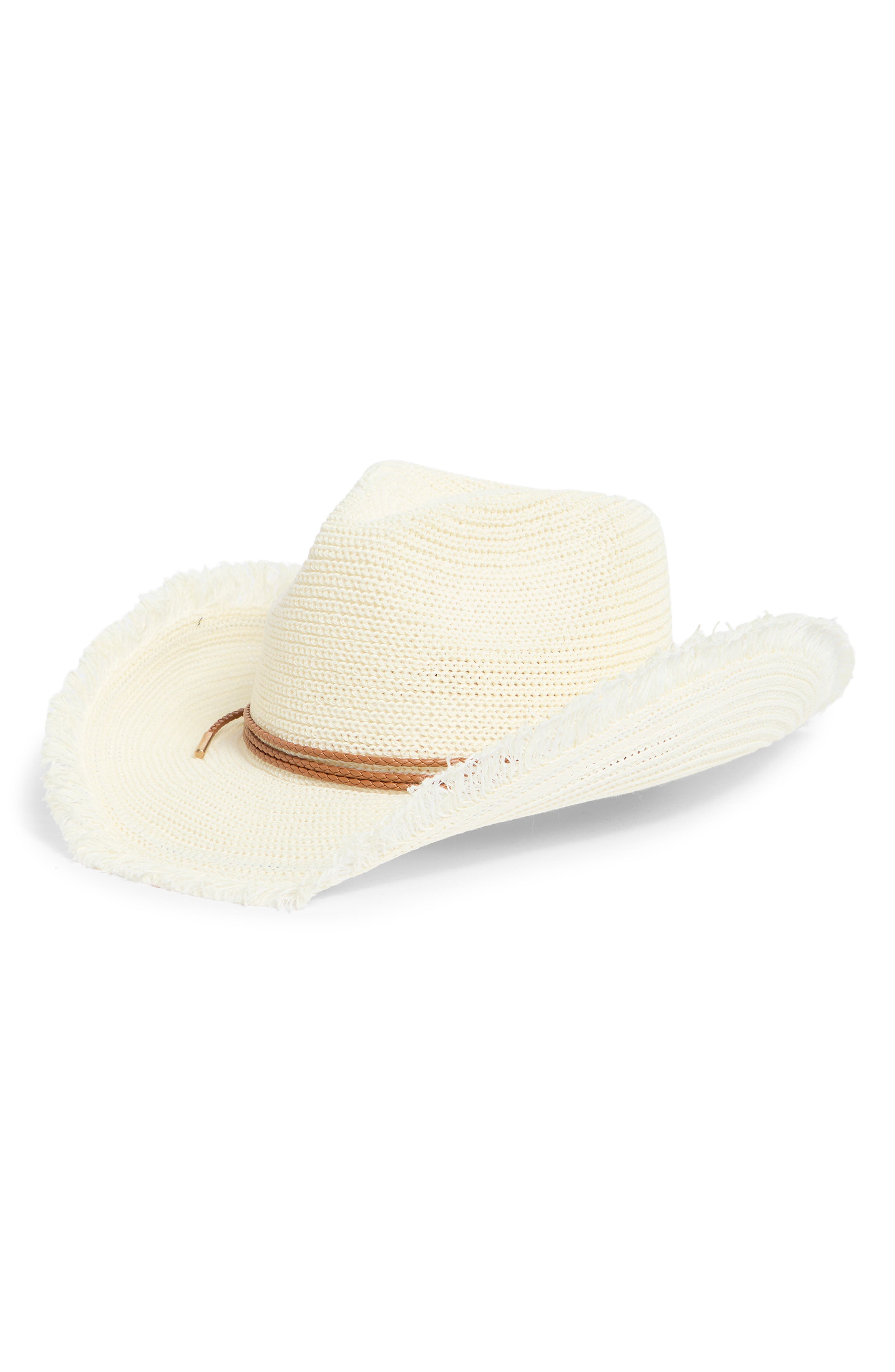 BCBG Packable Knit Cowboy Hat