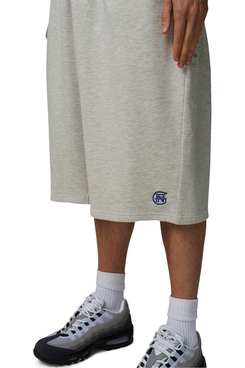 Baggy Halftone Shorts, Alternate, color, Grey