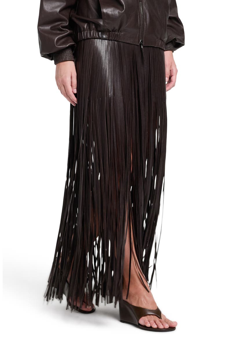 Tangled Up + Blue Skirt, Alternate, color, DARK CHOCOLATE