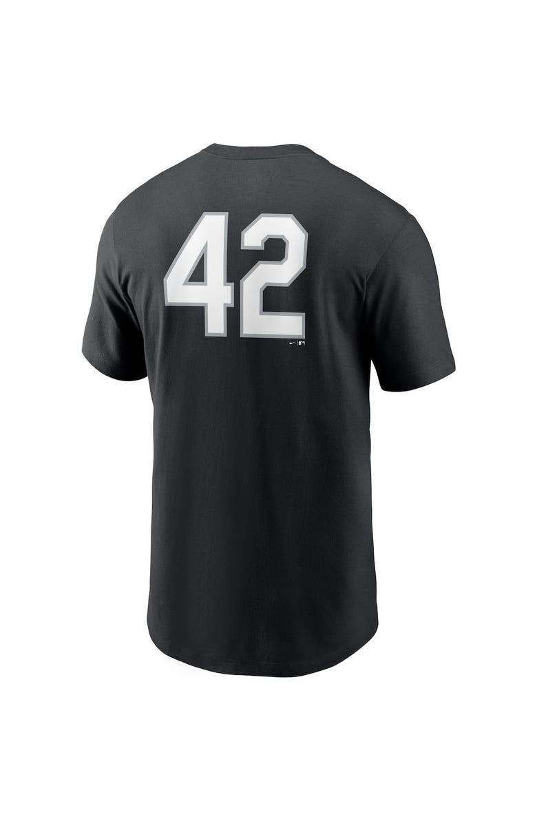 Nike Men's Nike Black Chicago White Sox Jackie Robinson Day Team 42 T-Shirt, Alternate, color, 