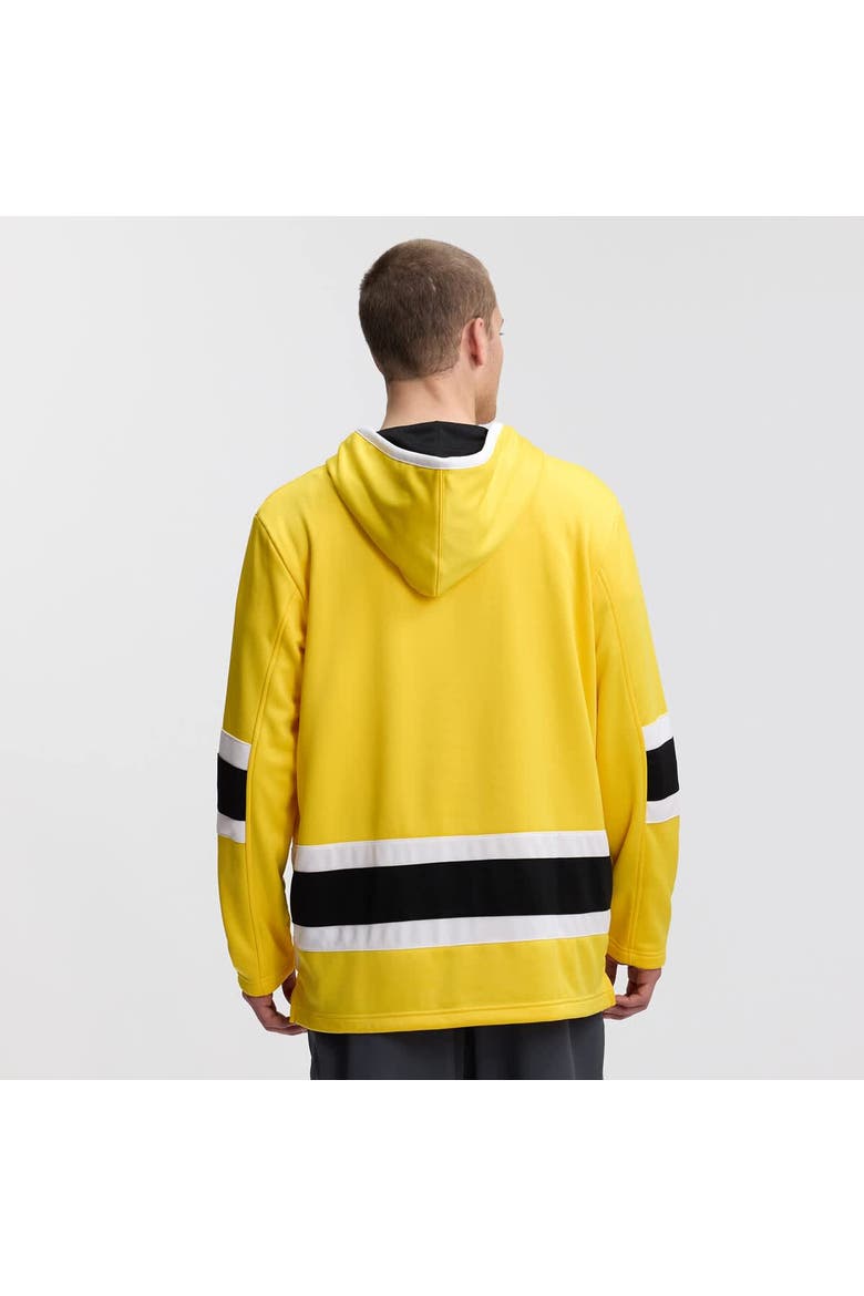 Men's Fanatics Gold Boston Bruins 2026 NHL Stadium Series Lace Up Hoodie, Alternate, color, Gold