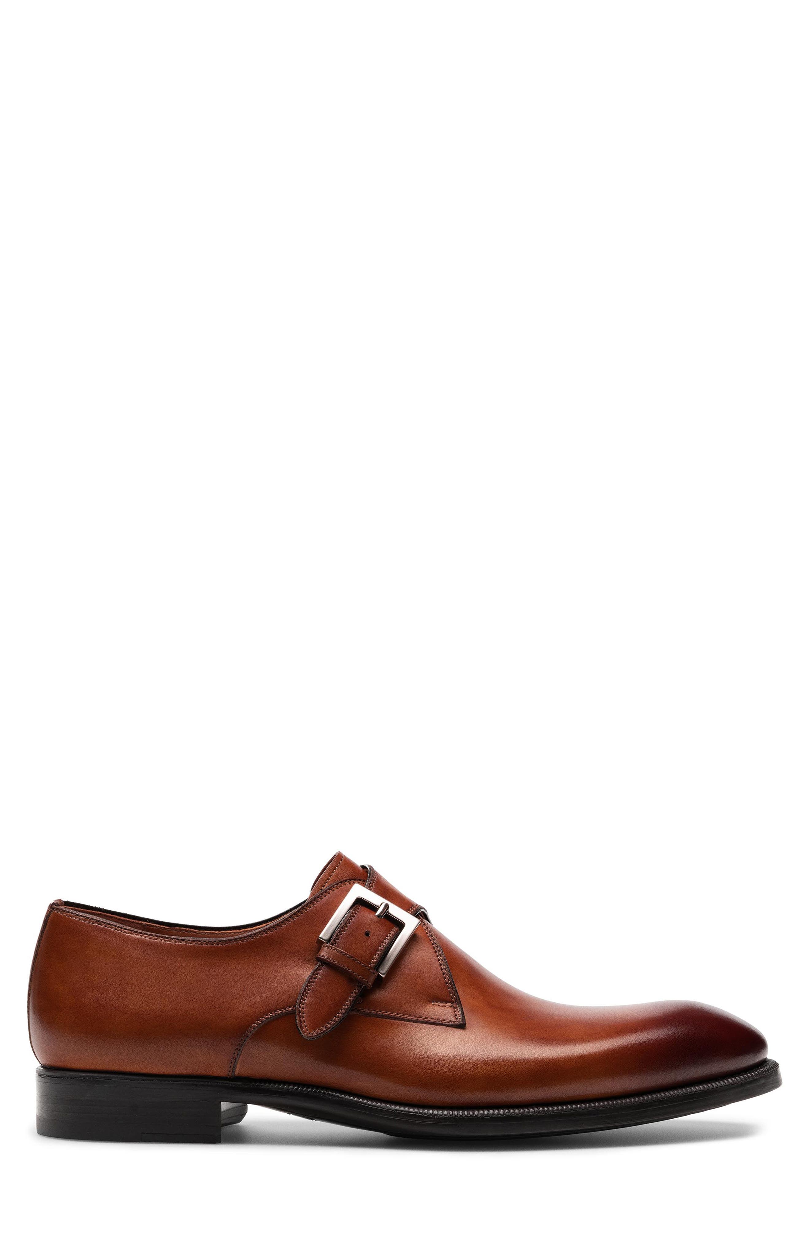 Magnanni Wooten Monk Strap Shoe, Alternate, color, 