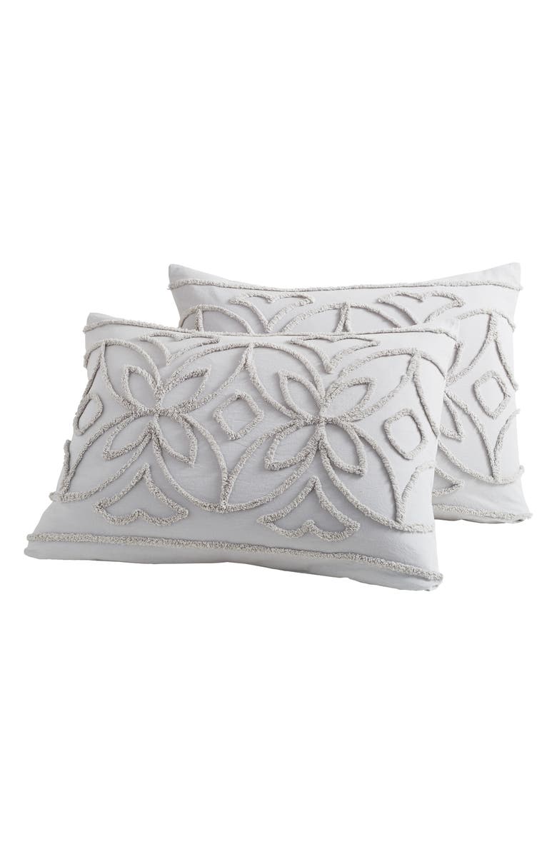Peri Home Chenille Border Comforter & Shams Set, Alternate, color,