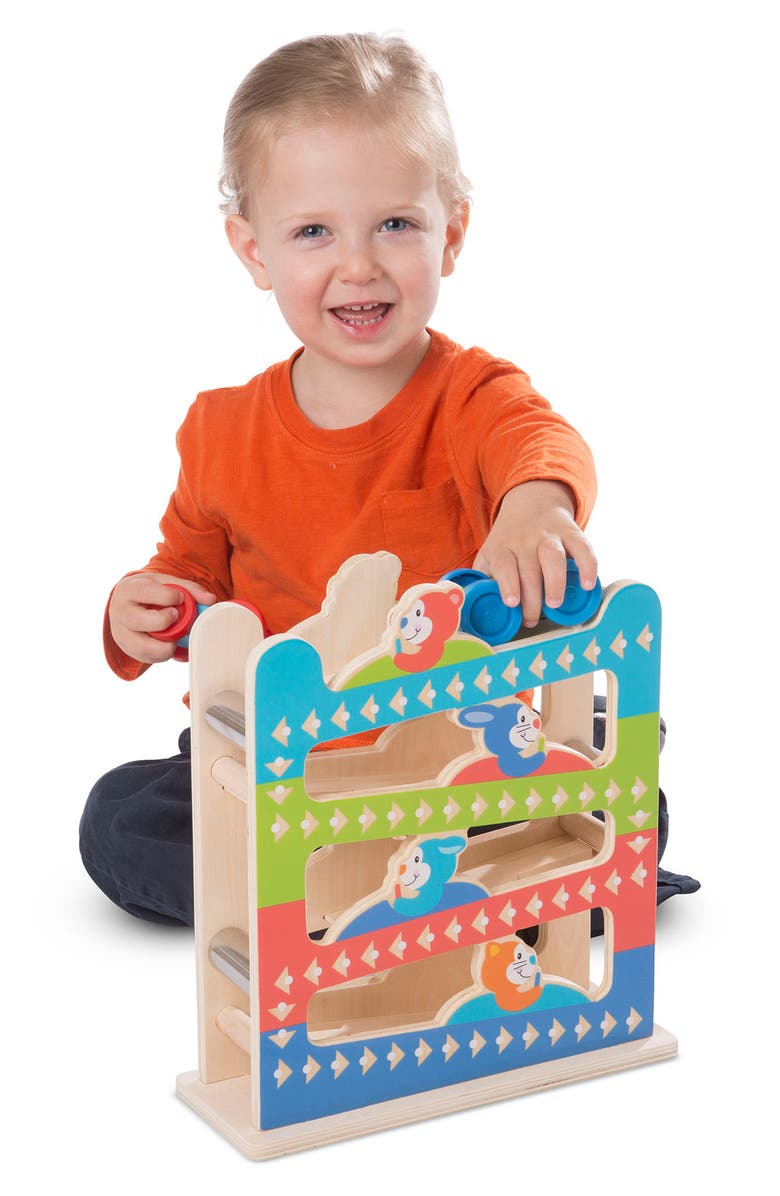 Melissa & Doug Roll & Ring Ramp Tower, Alternate, color, 