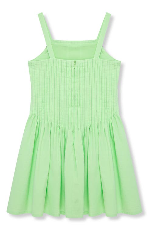Habitual Kids Kids' Pintucked Dress In Light Green