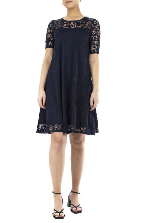 Burnout Trapeze Dress