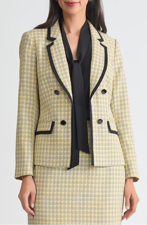 Faux Double Breasted Blazer