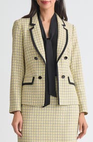 KASPER Faux Double Breasted Blazer