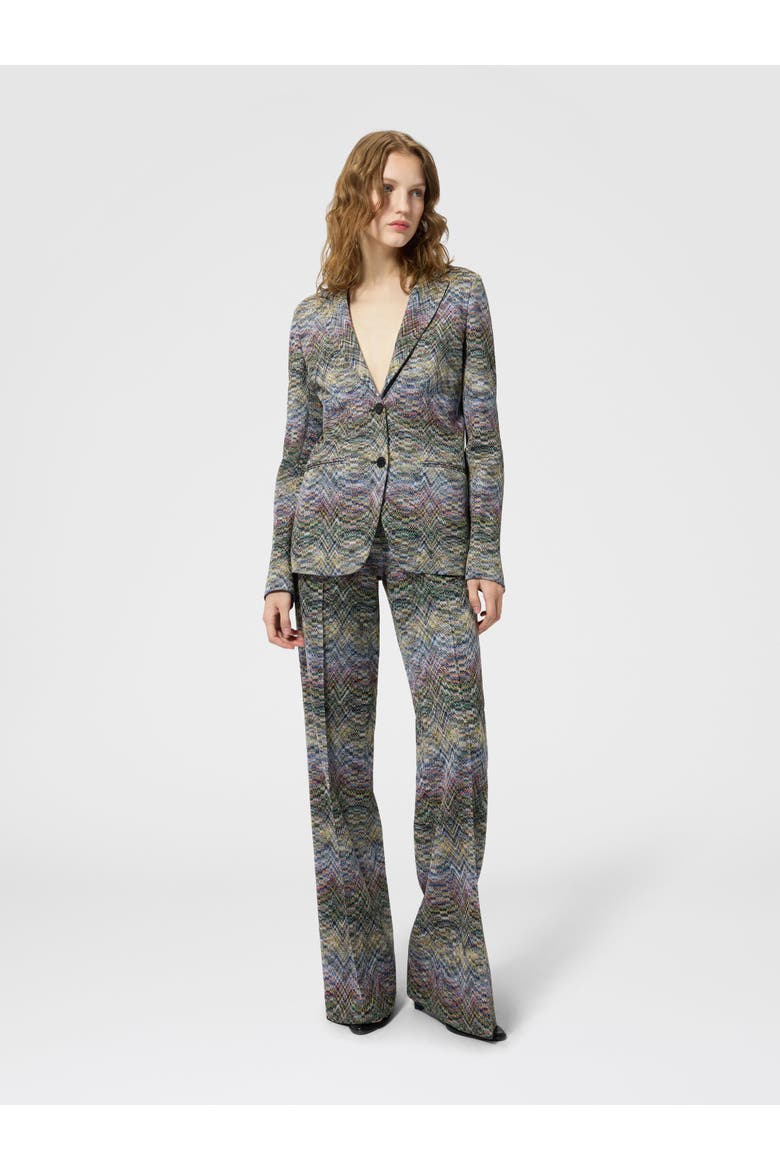 Viscose Lamé Blazer, Alternate, color, Multicoloured