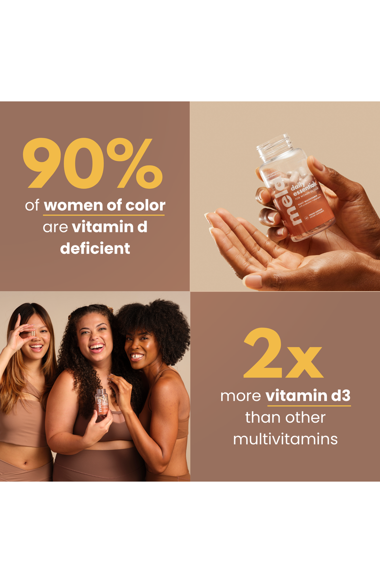 Mela Vitamins Glow Up Bundle for Women of Color, Alternate, color, Peachy Coral