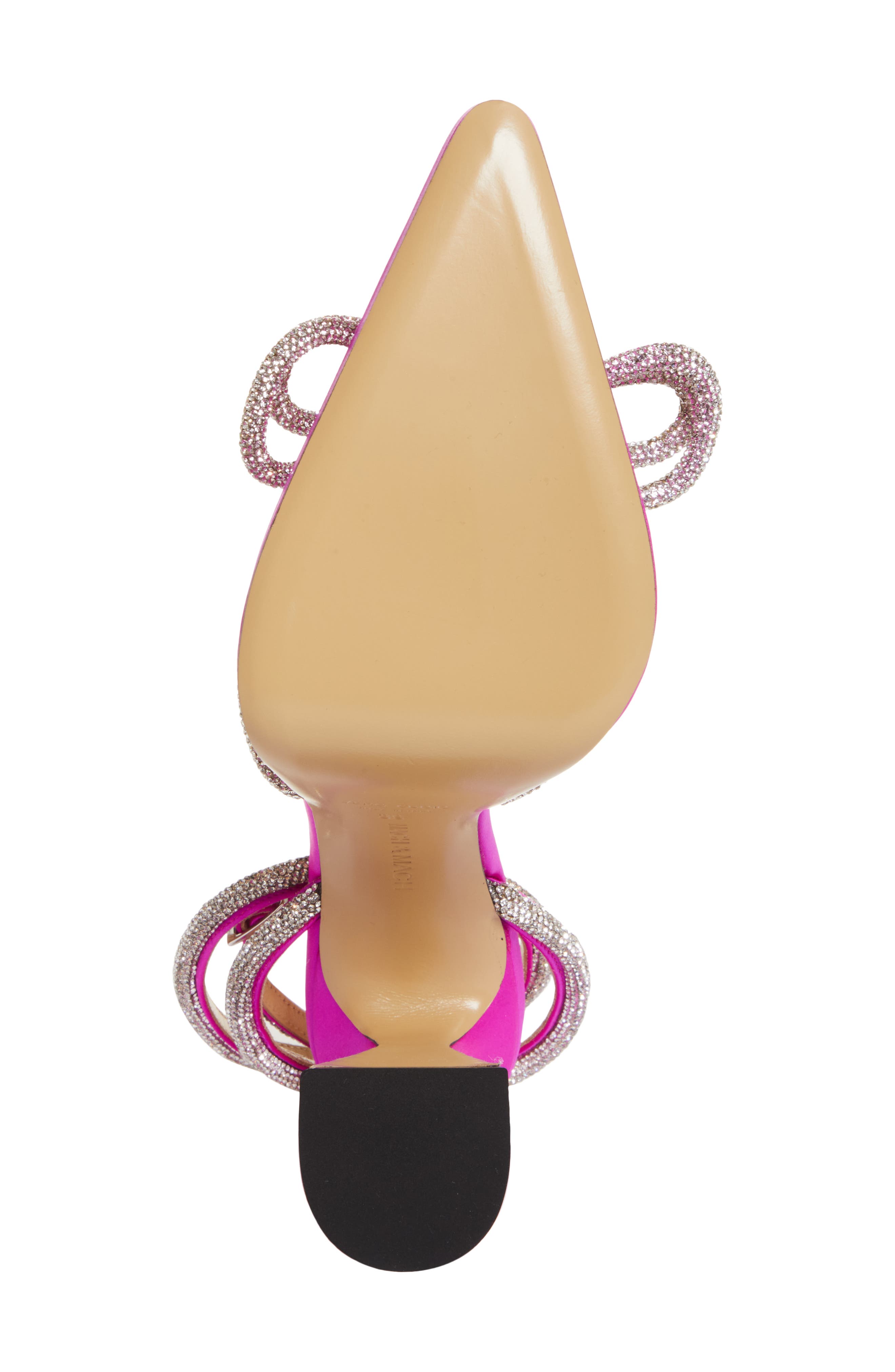 Mach & Mach Double Crystal Bow Satin Platform Pump, Alternate, color, 