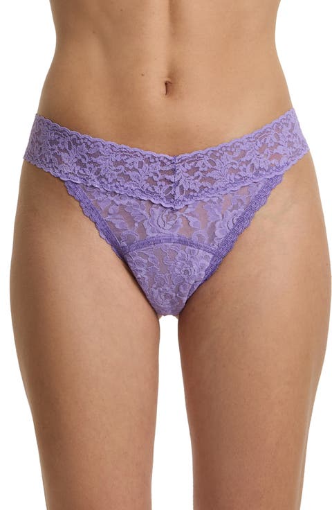 x Saalt Signature Lace Leakproof Original Rise Thong