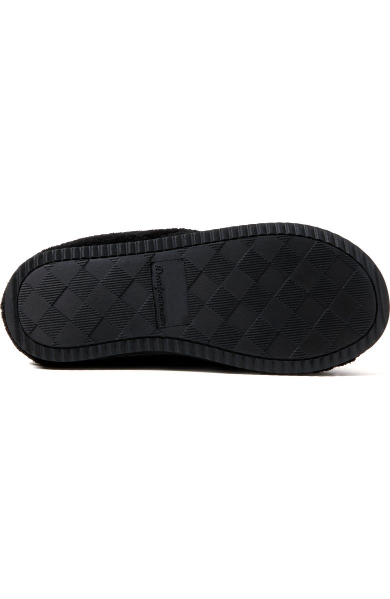 DEARFOAMS Libby Quilted Terry Clog Slipper, Alternate, color, Black