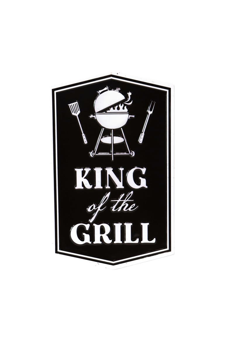 King of the Grill Sign, Main, color, Black