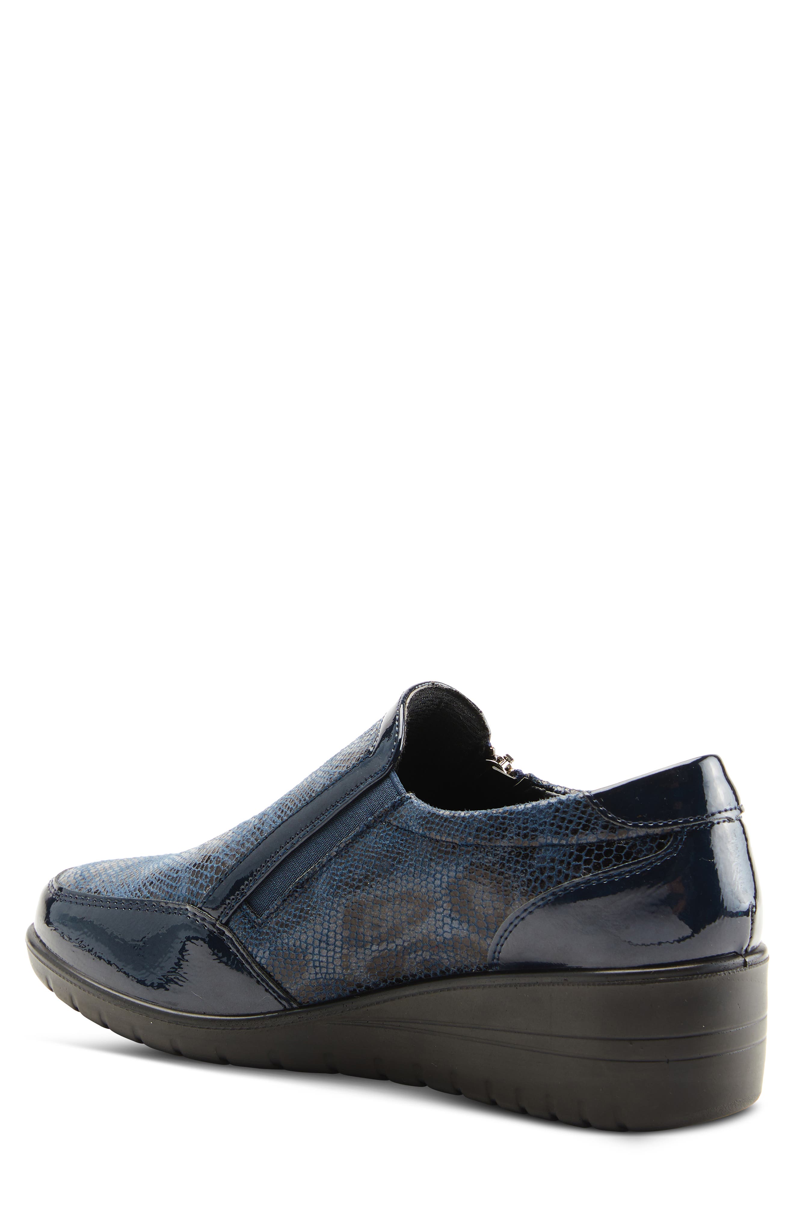 Flexus by Spring Step Concha Wedge Sneaker, Alternate, color, 