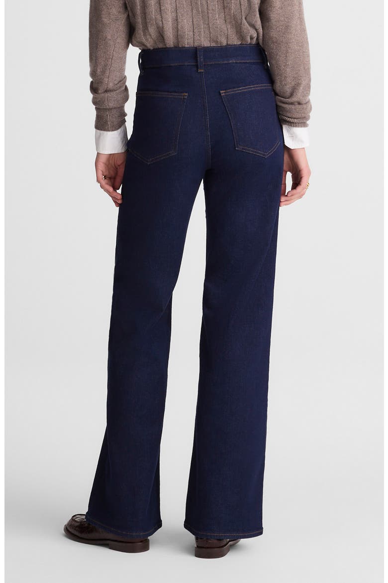 The Emmy Patch Pocket High Waist Wide Leg Jeans, Alternate, color, RINSE WASH