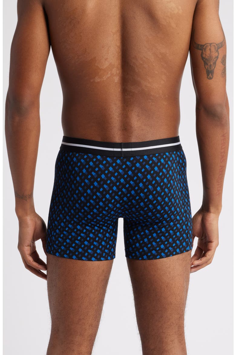 Assorted 3-Pack Bold Stretch Cotton Boxer Briefs, Alternate, color, BLUE ASSORTED