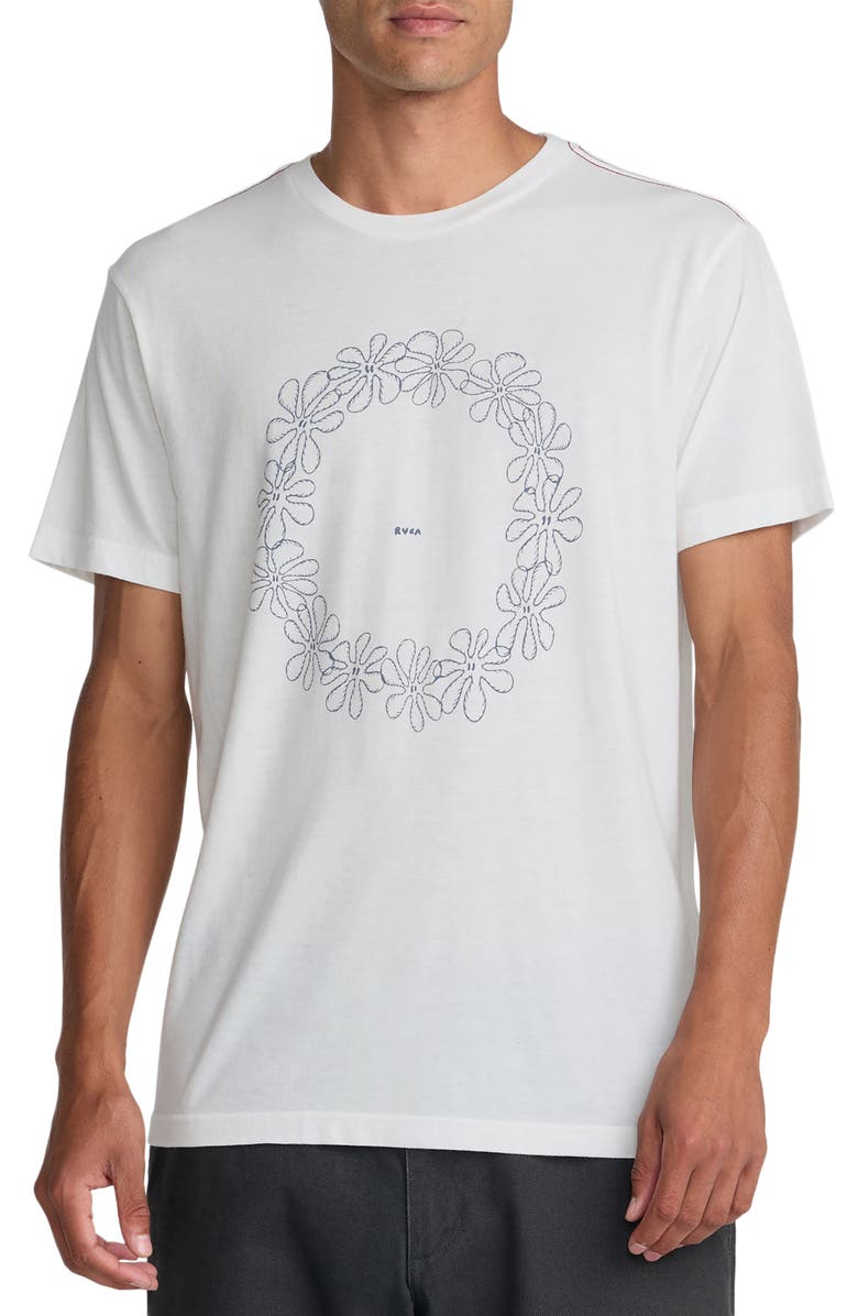 RVCA Bryce Lei Graphic T-Shirt, Main, color, Antique White
