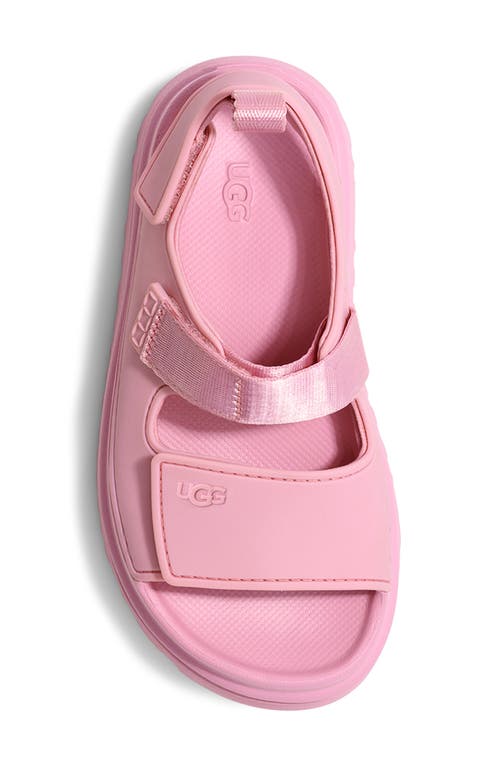 Ugg(r) Kids' Goldenglow Water Friendly Slingback Sandal In Pink Jade