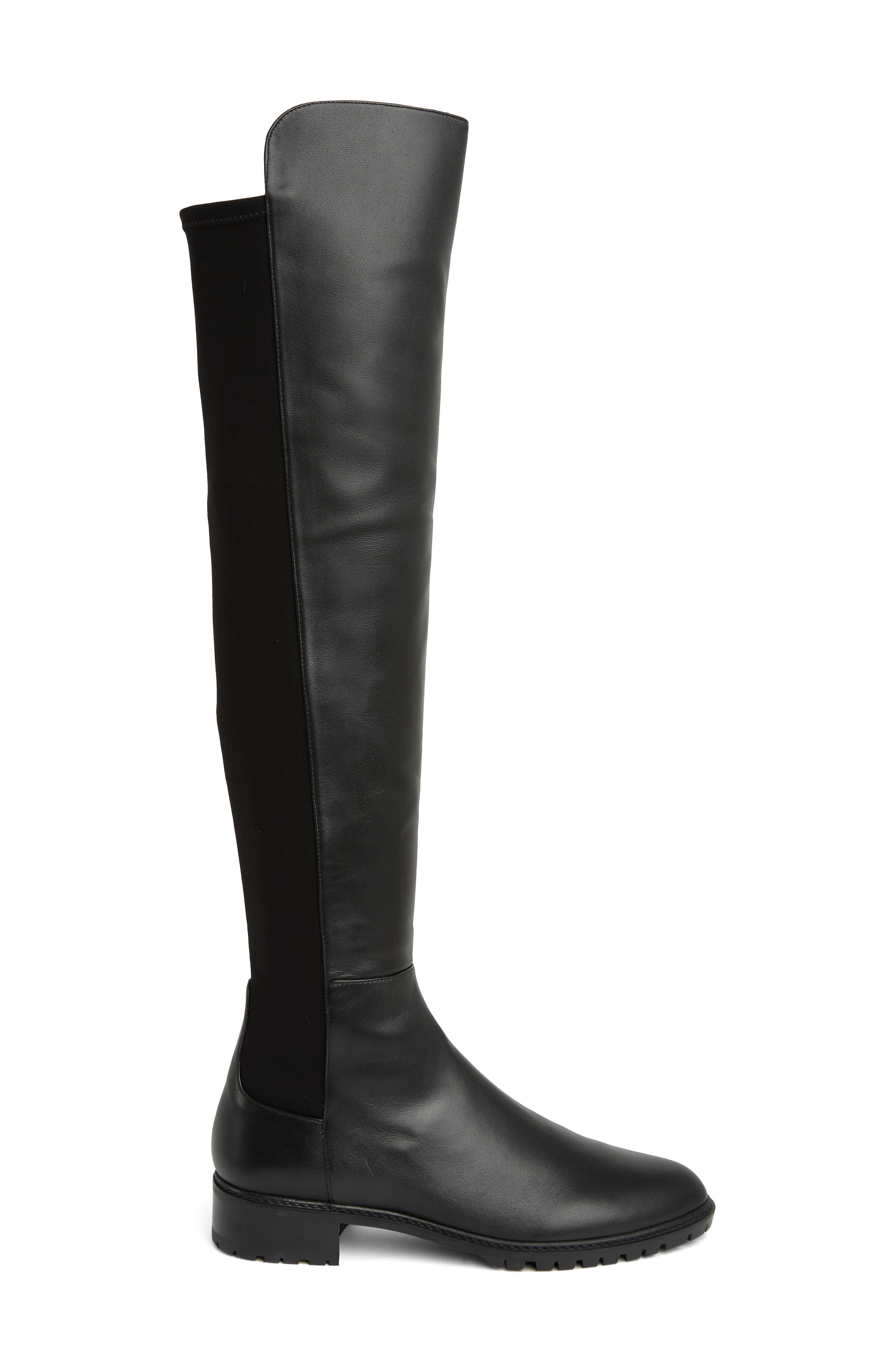 Stuart Weitzman City Over-the-Knee Boot, Alternate, color, Black