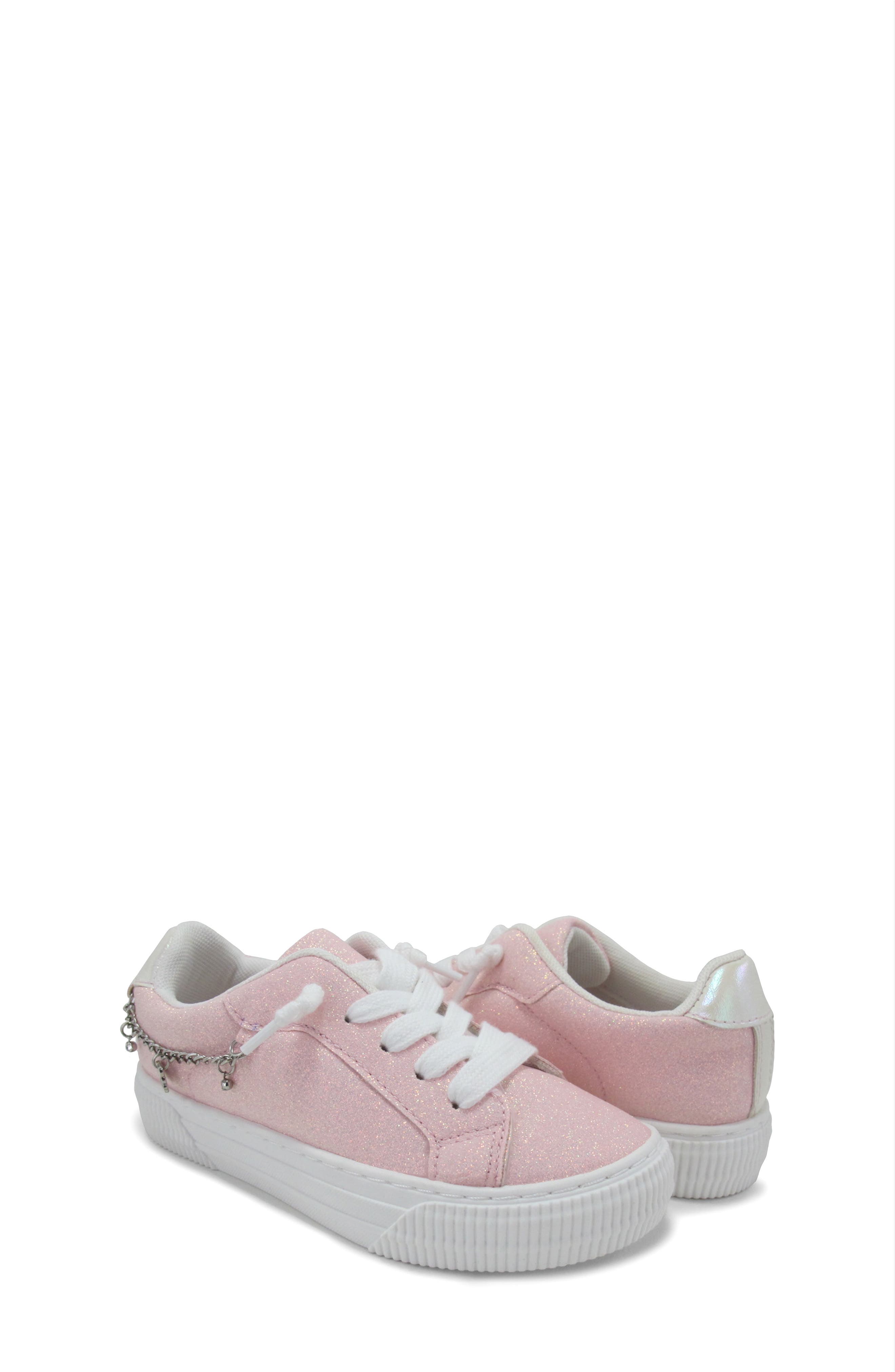 JELLYPOP Kids' Addyson Charm Sneaker, Alternate, color, Light Pink