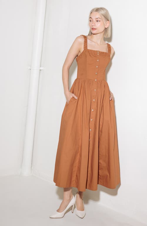 Freemarket Tie Waist Sleeveless Maxi Dress
