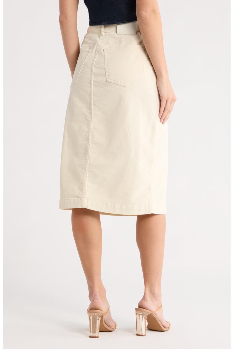 Lexie Denim Skirt, Alternate, color, MANILLA
