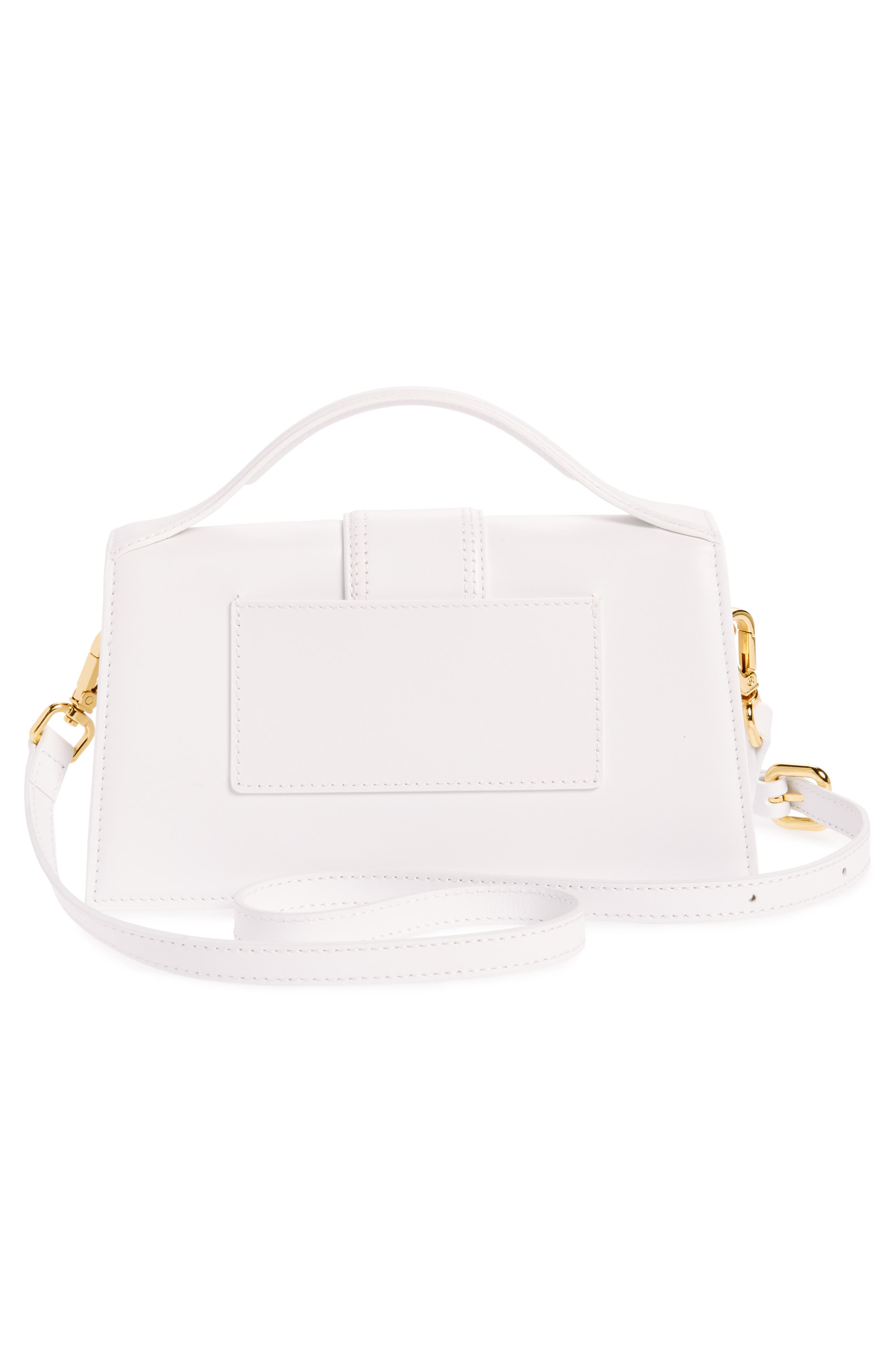 Jacquemus Le Bambino Grand Crossbody Satchel, Alternate, color, White