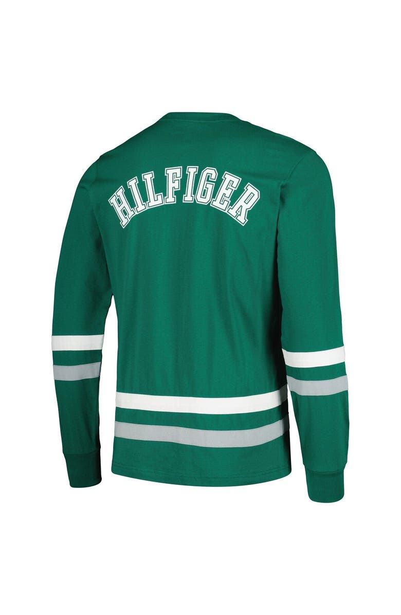 Tommy Hilfiger Men's Tommy Hilfiger Green/Gray New York Jets Nolan Long Sleeve T-Shirt, Alternate, color,