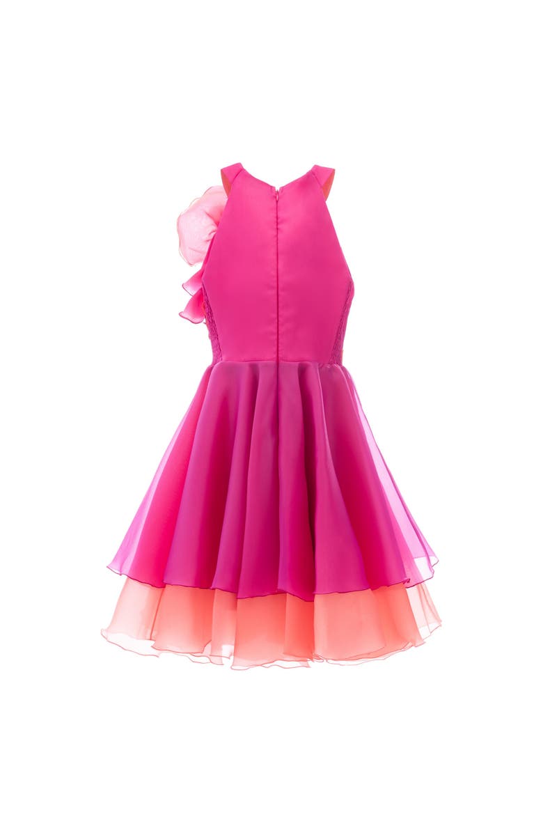Tulleen Estancia Dress, Alternate, color, Fuchsia
