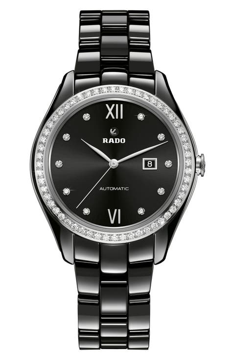 HyperChrome Automatic Diamond Ceramic Bracelet Watch, 36mm