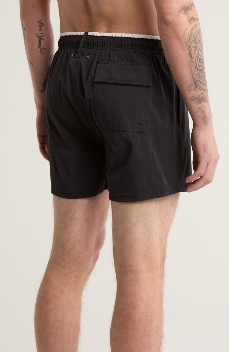 Bugatchi Solid Swim Trunks, Alternate, color,