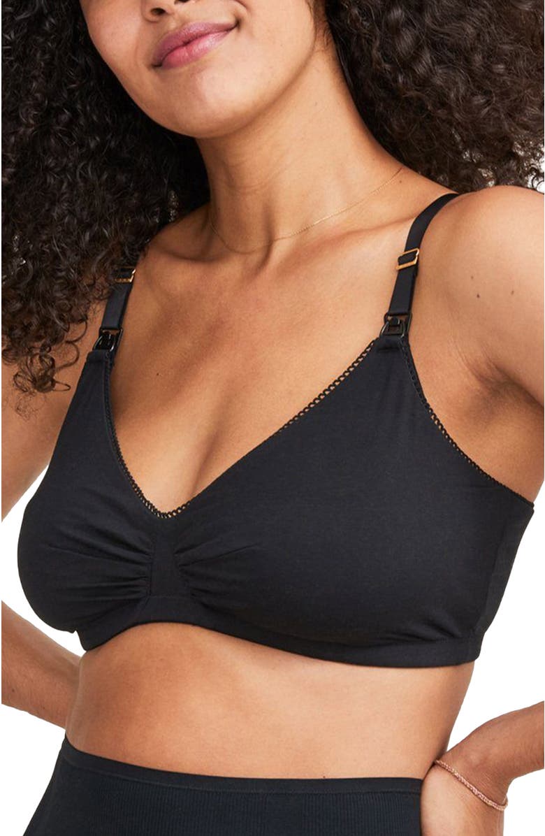 HATCH The Everyday Nursing Bra, Main, color, Black