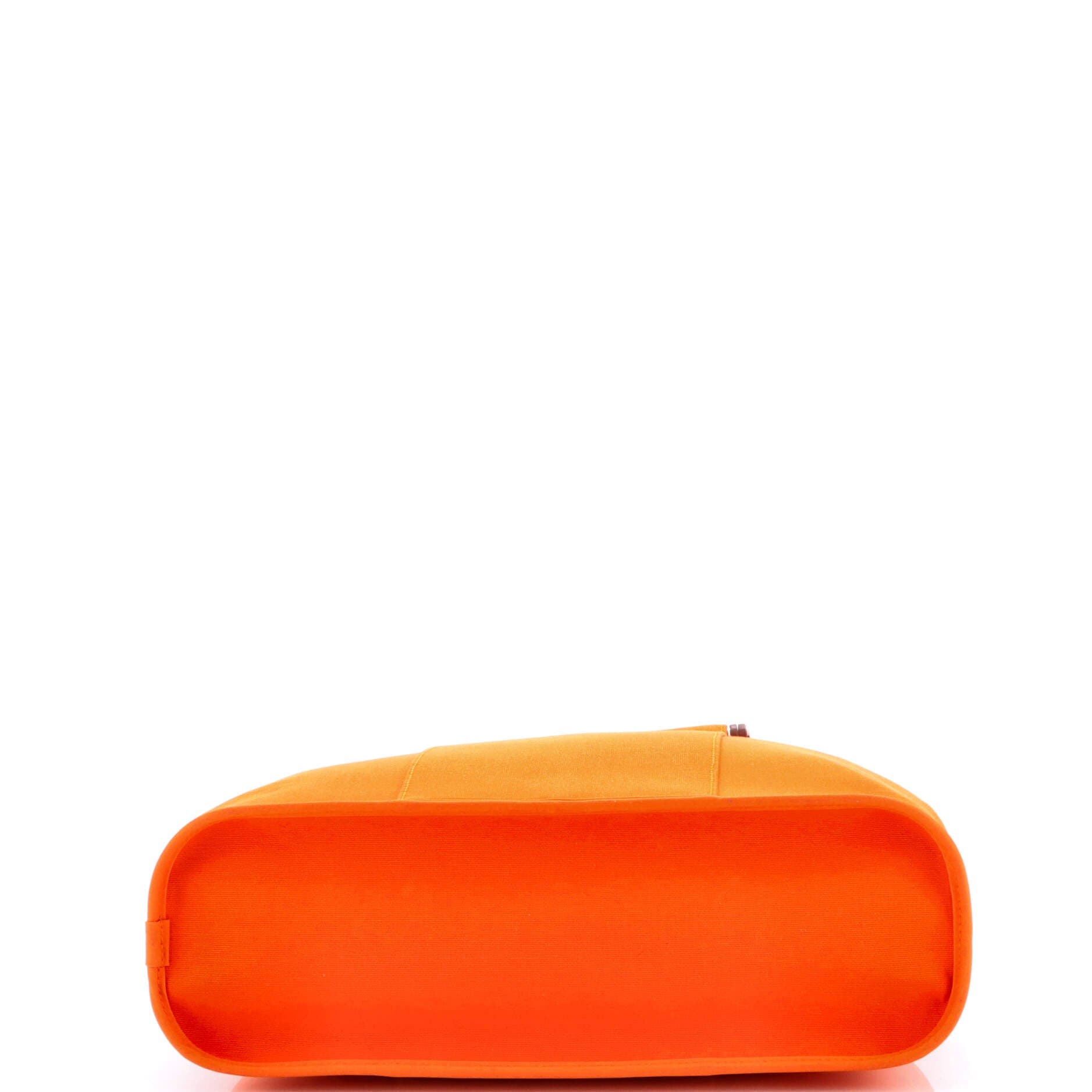 Pre-Owned Hermes Cabag Handbag Toile and Leather 32, Alternate, color, 