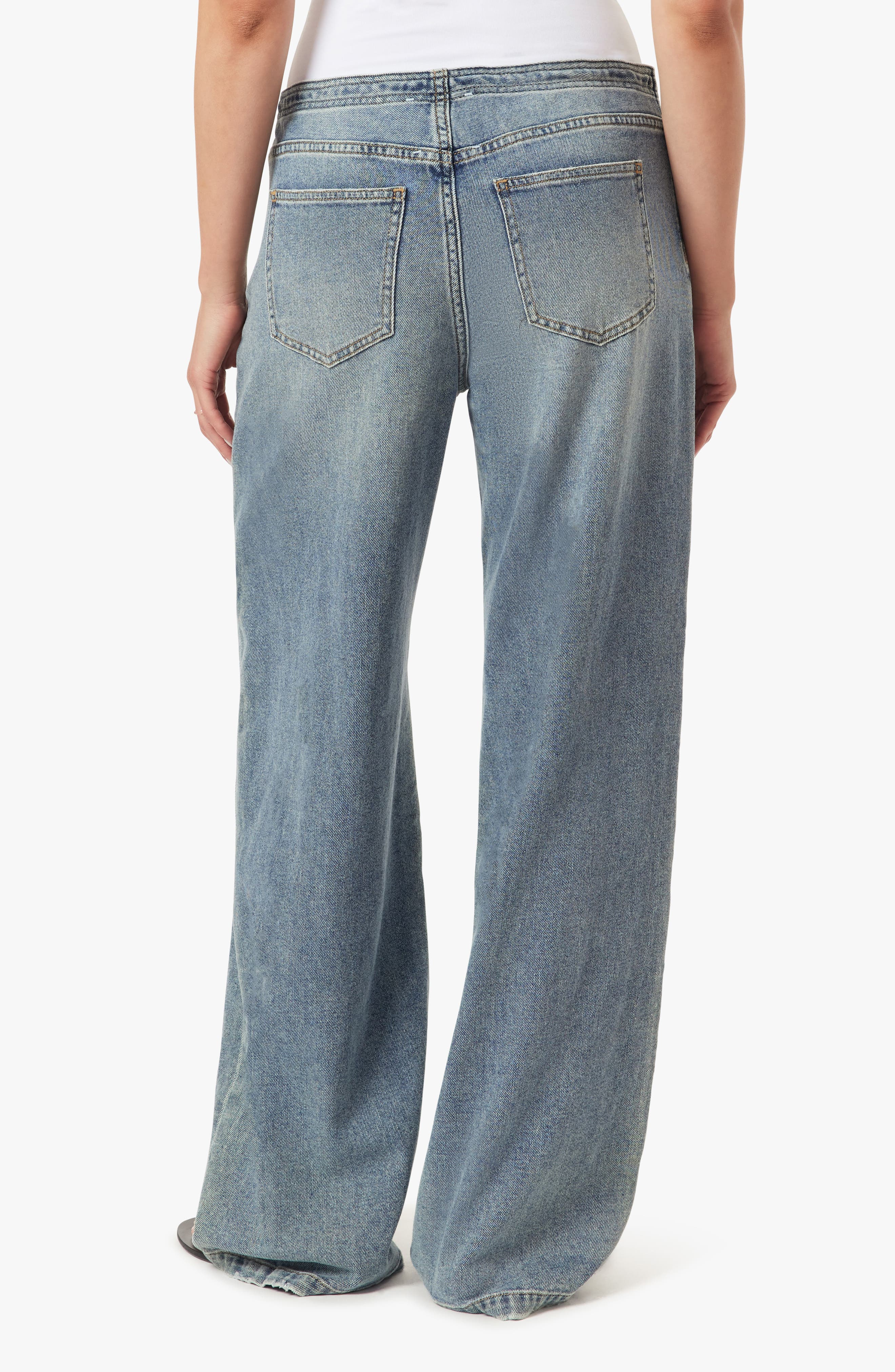Kira Drawstring Wide Leg Jeans - image 2