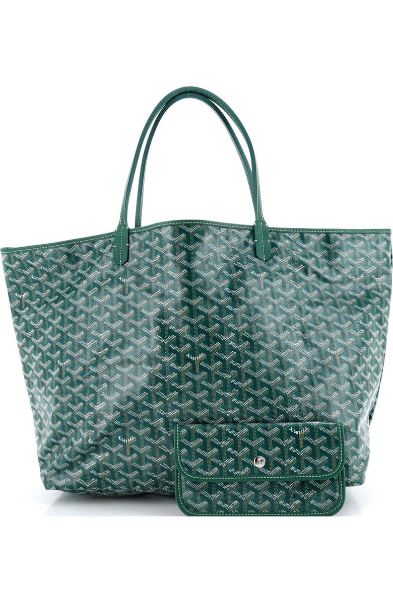 Pre-Owned Goyard Saint Louis Tote Coated Canvas GM, Alternate, color, Green