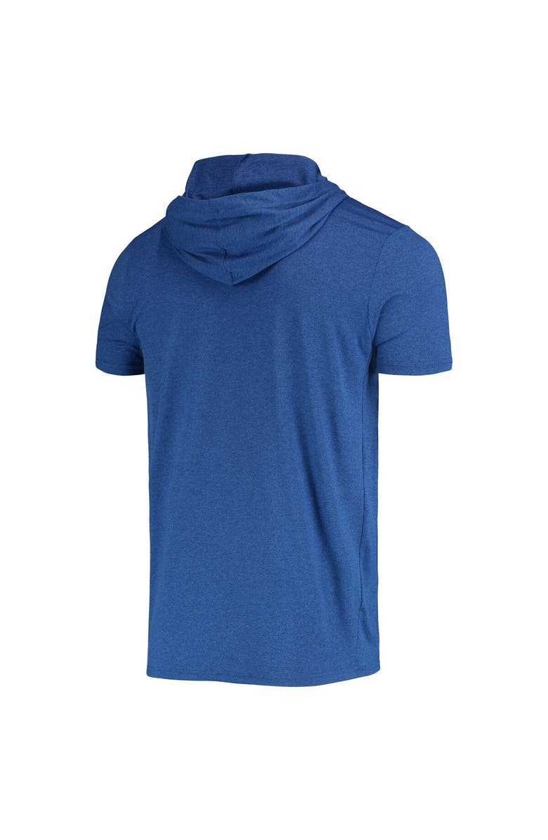 New Era Men's New Era Heathered Royal Los Angeles Dodgers Hoodie T-Shirt, Alternate, color, Heather Royal