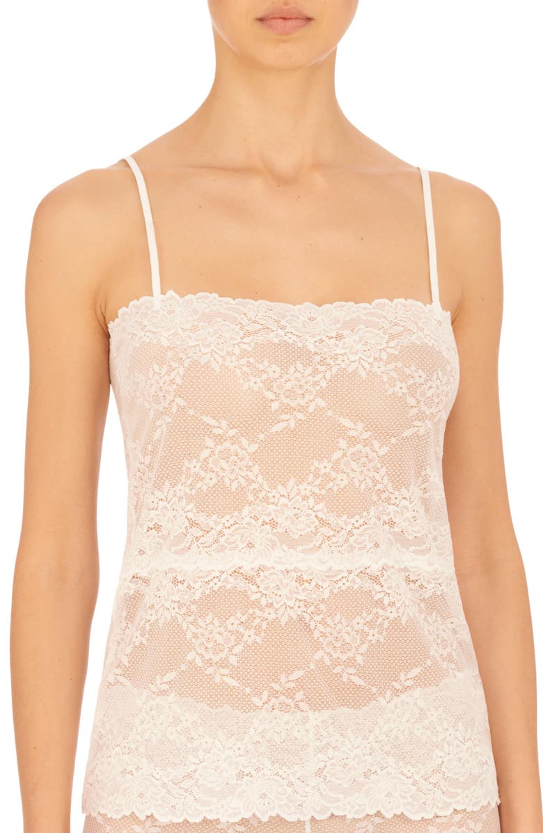 Natori Heavenly Lace Cami, Main, color, White