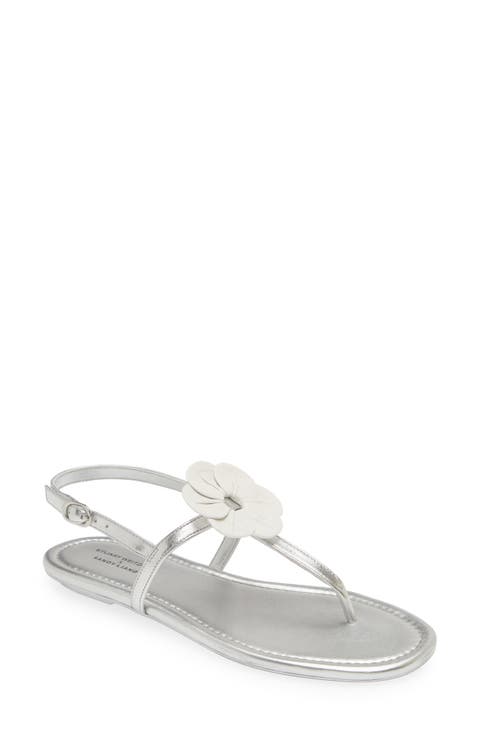 x Sandy Liang T-Strap Slingback Sandal (Women)