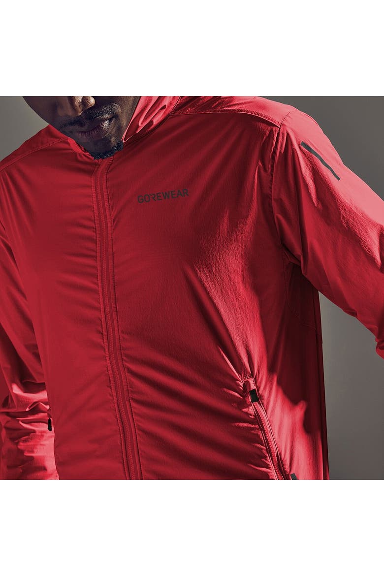 Concurve 3d Graphic Windbreaker - Men's, Alternate, color, Utility Red