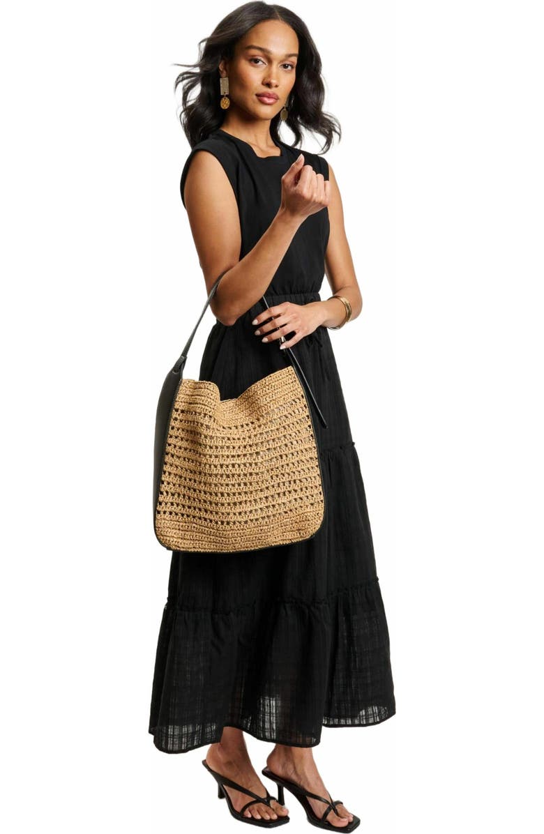 MODA LUXE Savannah Hobo, Alternate, color, Black Natural