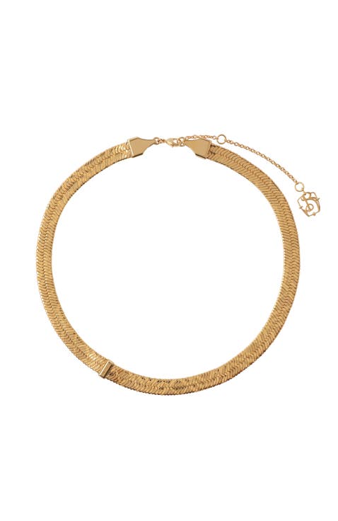 Engraved Check Necklace