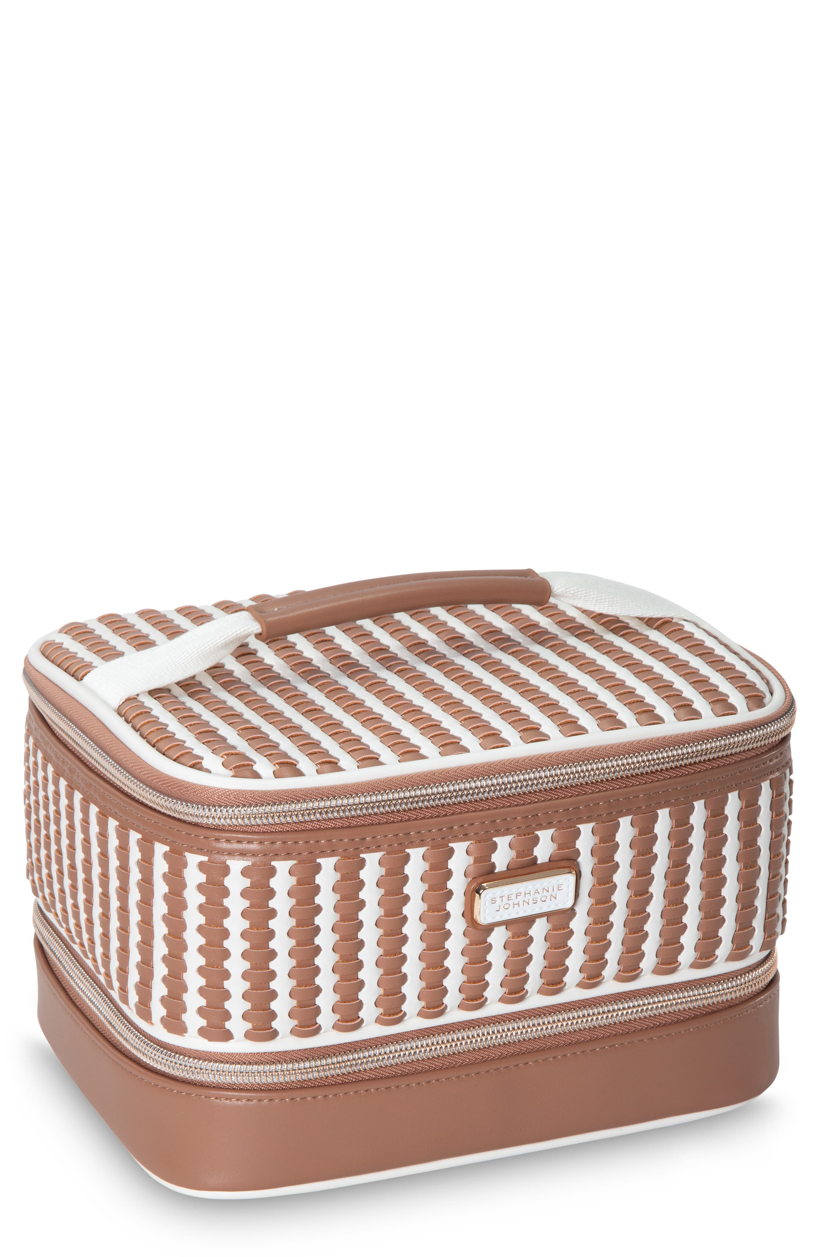Jenny Train Case, Main, color, BROWN