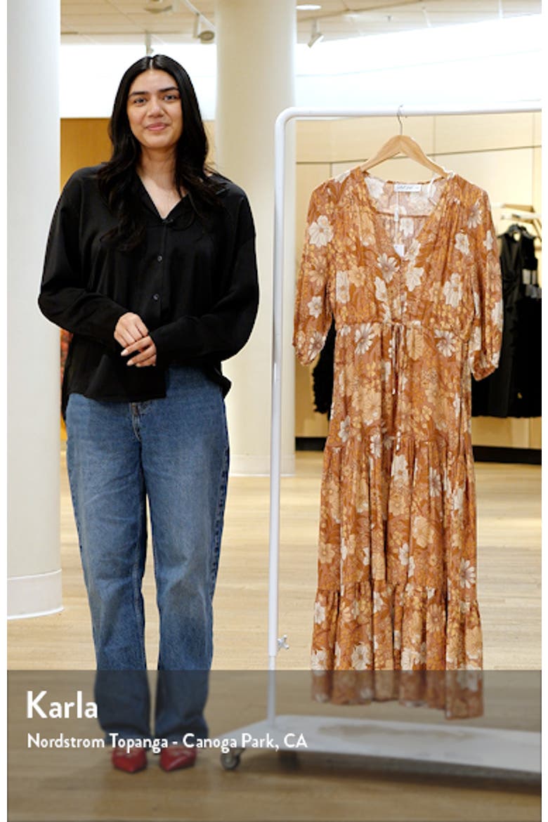 Kelda Floral Midi Dress video