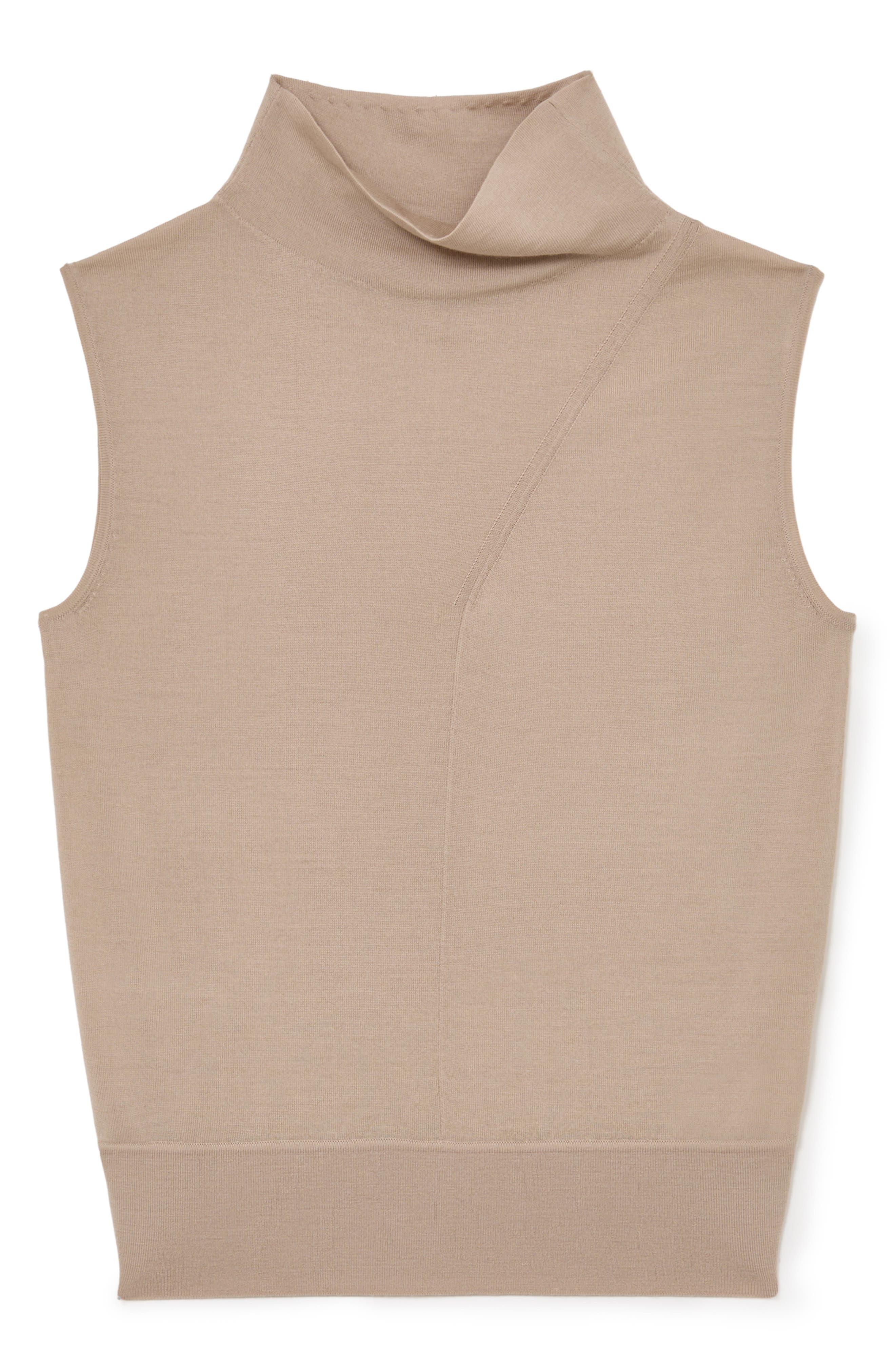 Honey Funnel Neck Knit Shell (Women) | Nordstrom