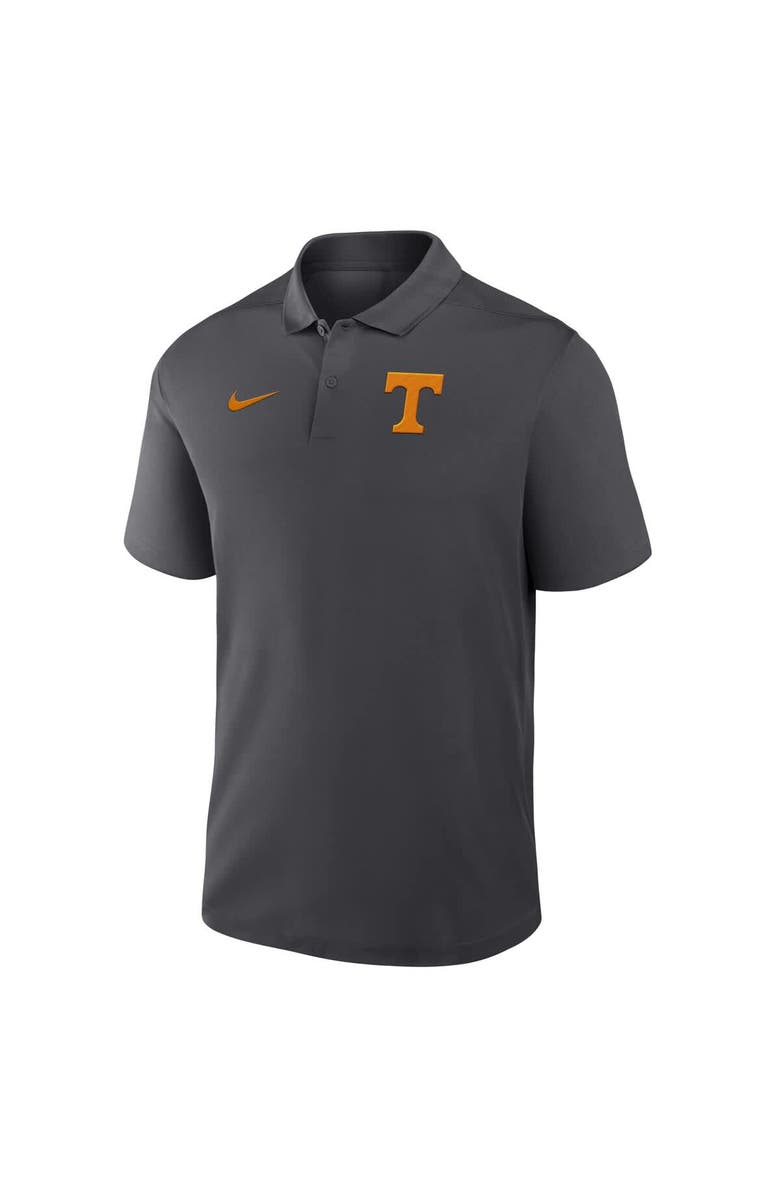 Nike Men's Nike Anthracite Tennessee Volunteers Primetime Victory Primary Logo Performance Polo, Alternate, color, Anthracite