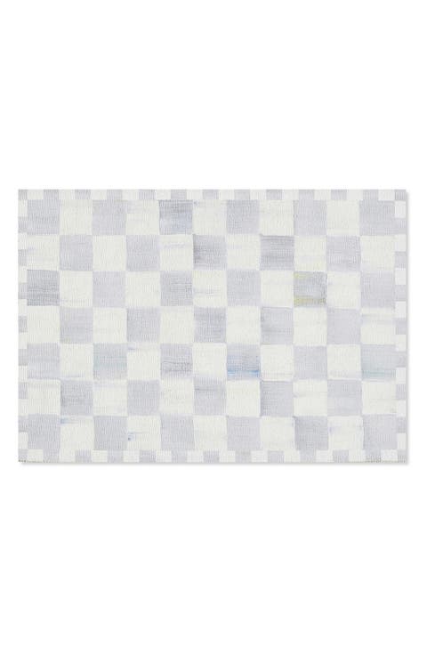 Sterling Check Washable Rug