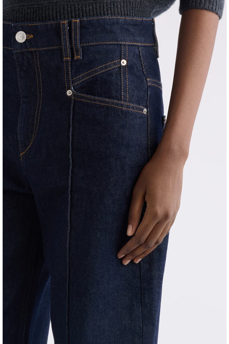 Drolane High Waist Straight Leg Jeans, Alternate, color, LIGHT BLUE