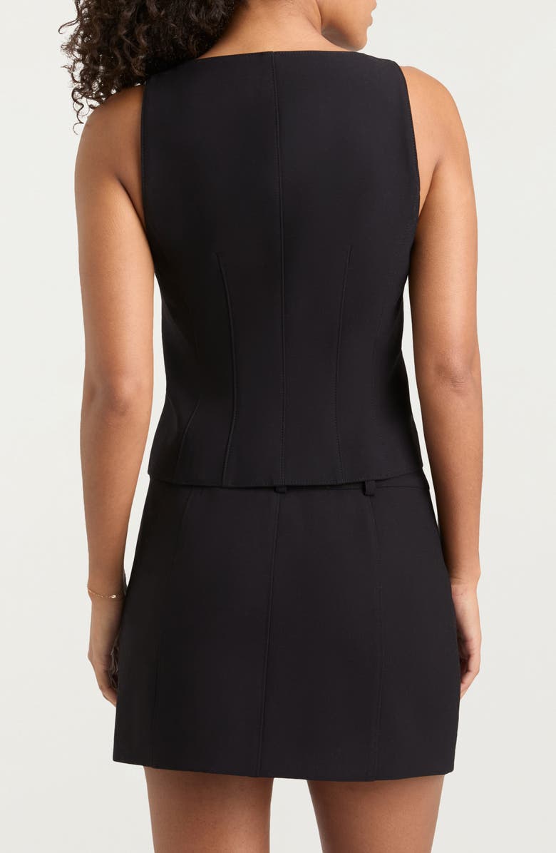 Cinq à Sept Lovina Jewel Button Vest, Alternate, color, 